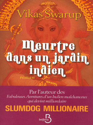 cover image of Meurtre dans un jardin indien